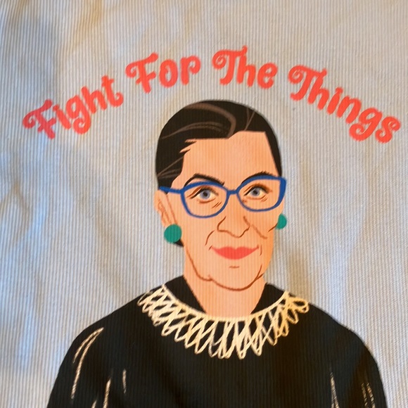 NWT RBG Ruth Bader Ginsburg Empowerment T-shirt Size Small Democrat - Picture 2 of 6